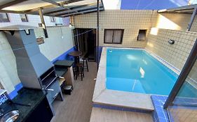 Cobertura Piscina Privativa frente e Vista Mar Centro Mongaguá